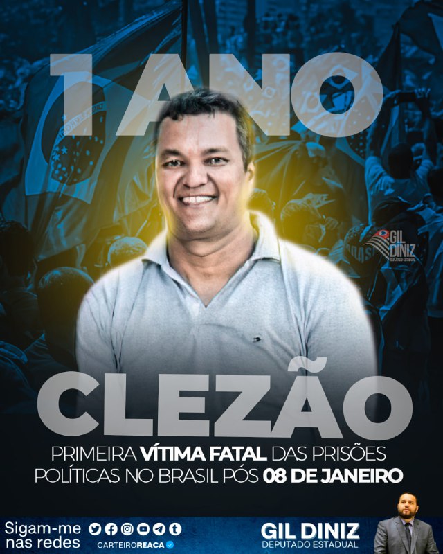 Você não será esquecido, Clezão!