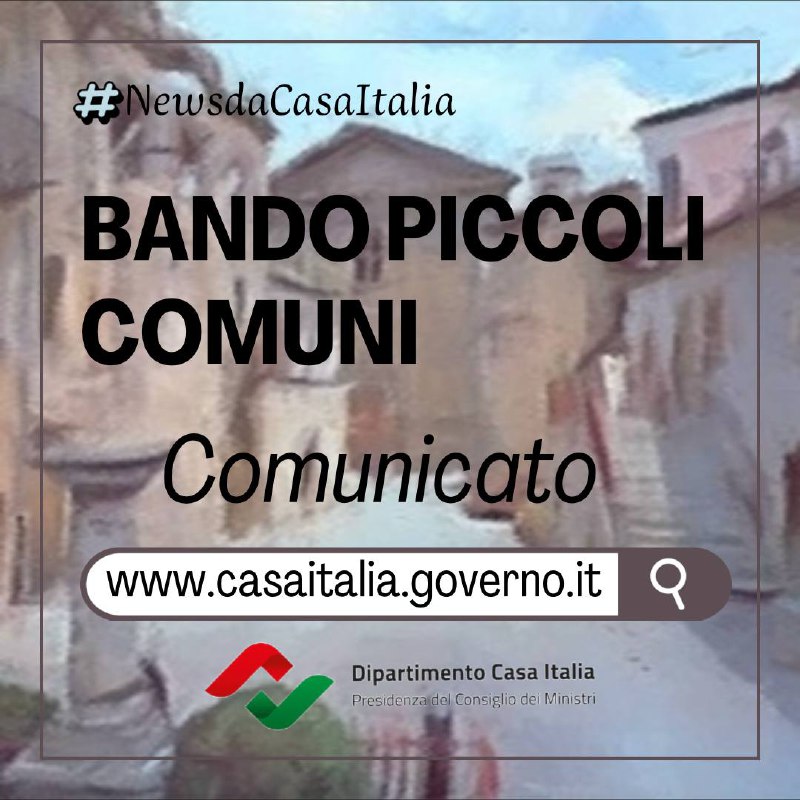 Bando [**#piccoliComuni**](?q=%23piccoliComuni)**: ***📢*****Chiarimenti sulle richieste di …