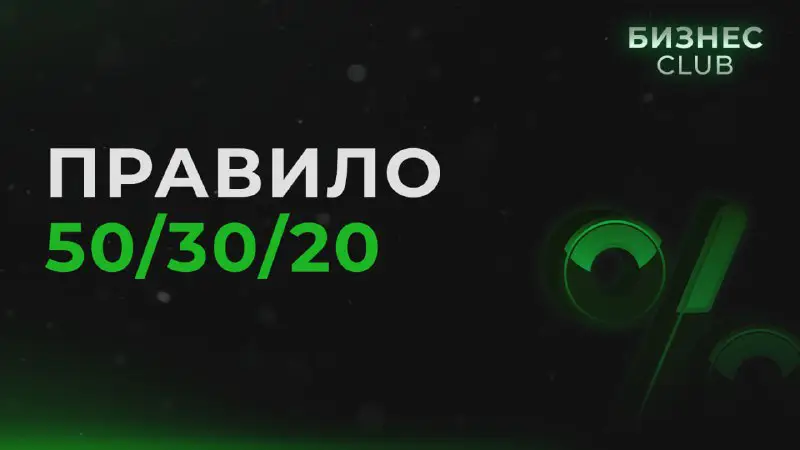 **Правило «50-30-20» для распределения расходов**Если раньше …