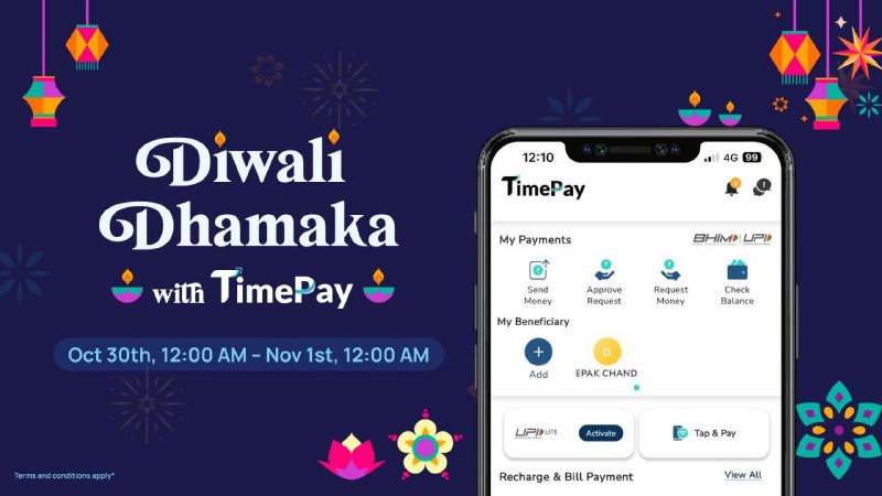 *****🤑*** TimePay Diwali Dhamaka ***🔥***