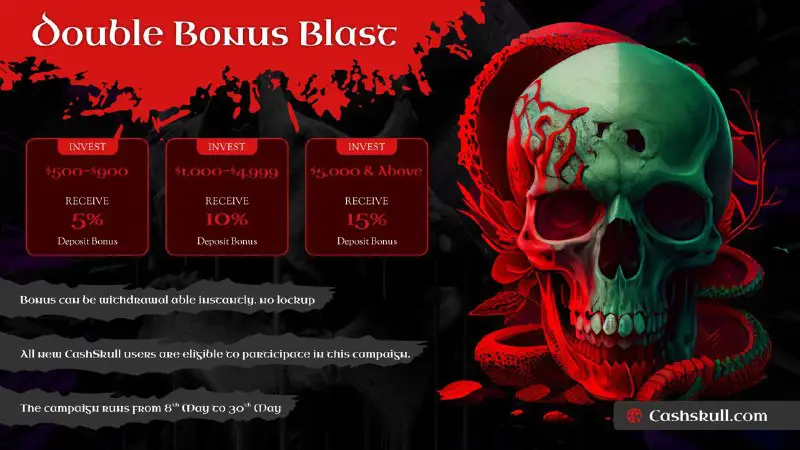 ***🔥*** **CashSkull Double Bonus Blast**Boost your …