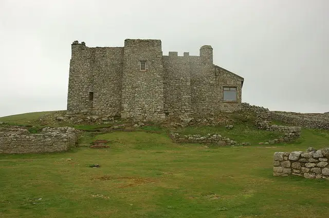 Castelo de Marisco, Devon, Inglaterra.