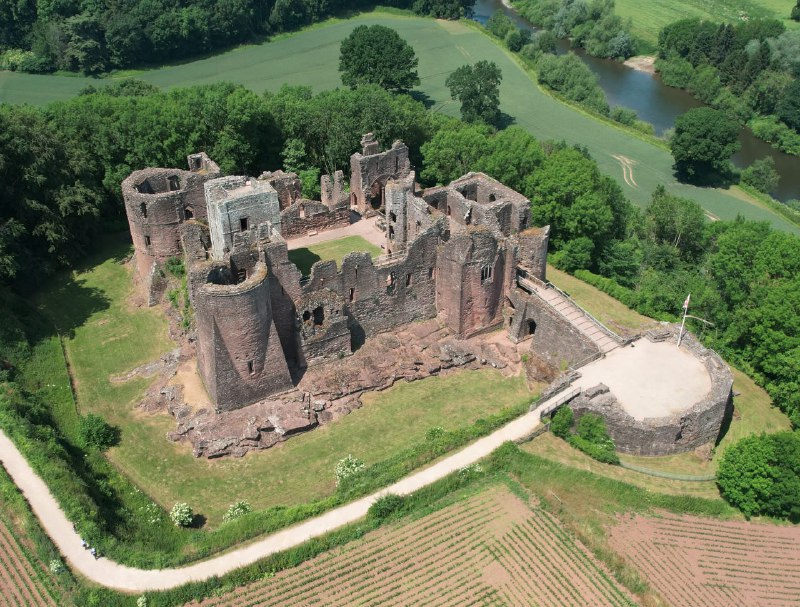 Castelo de Goodrich, Herefordshire, Inglaterra.