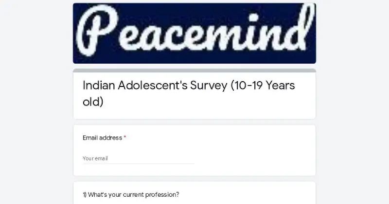 Most effective survey to the person who is 25+ years. This is relevant to the adolescent career *(2 Minutes survey)*