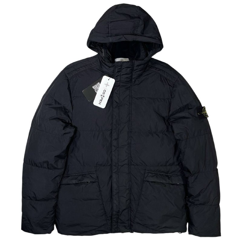 Stone Island Garment Dyed Crinkle Reps …