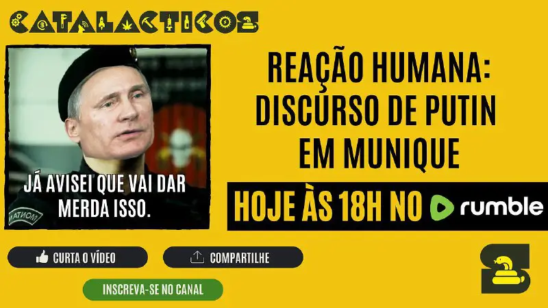 **#5 ReAção Humana: Discurso De Putin Em Munique**