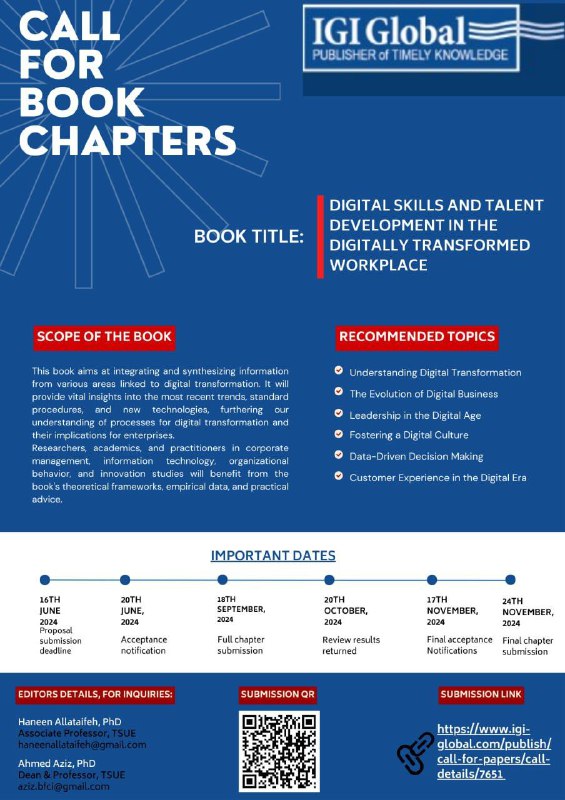 **Call for Book Chapters: *Digital Skills …