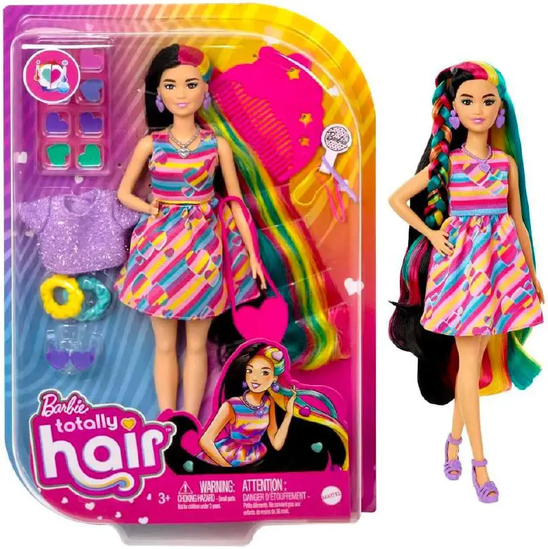 ***💥*** Muñeca Barbie Totally Hair por sólo 10€ ¡¡73% de descuento!!