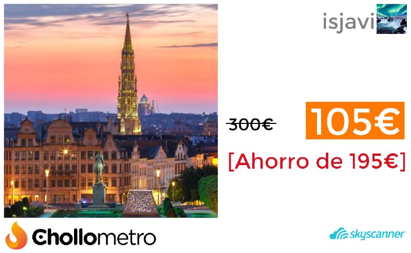 AHORRA 195€***❗️******?***[#Hoteles](?q=%23Hoteles) [#Skyscanner](?q=%23Skyscanner)