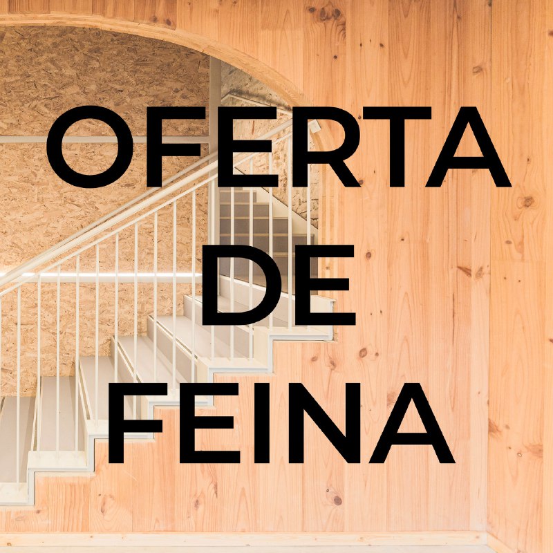 ***➡️*** **OFERTA DE FEINA** ***✨***