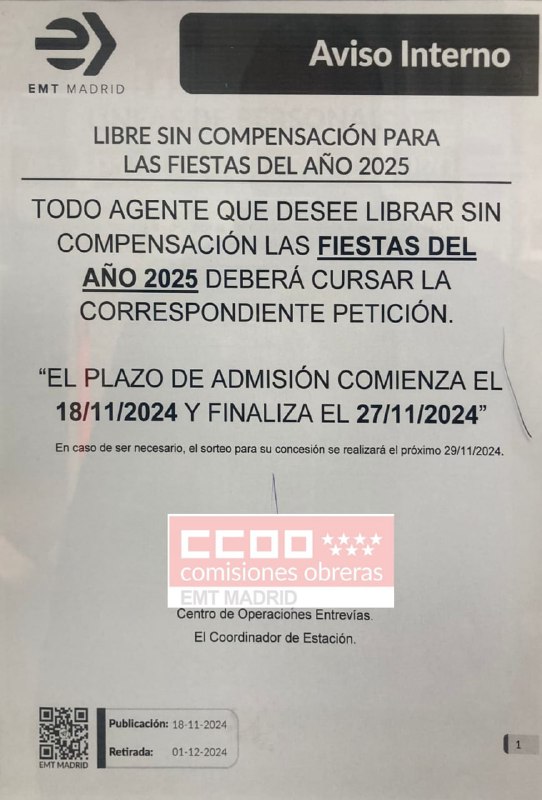 ***⭕️*****CCOO-EMT*****⭕️***