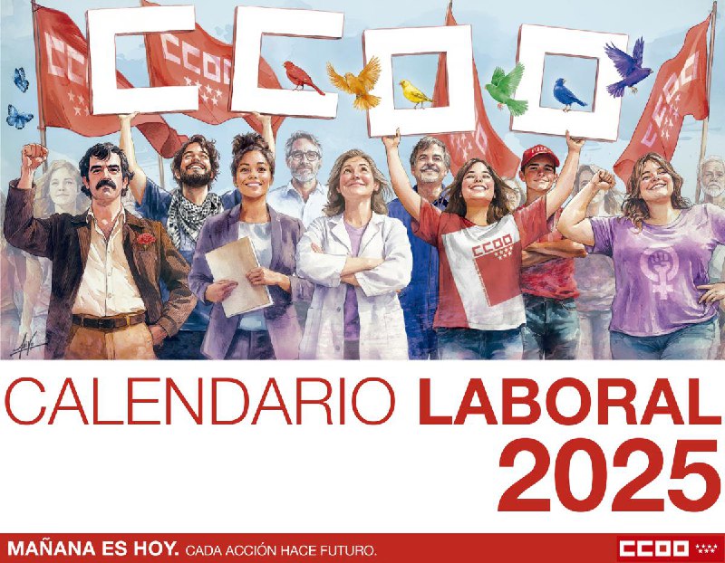 ***🔴*** C**alendario laboral 2025 de CCOO …