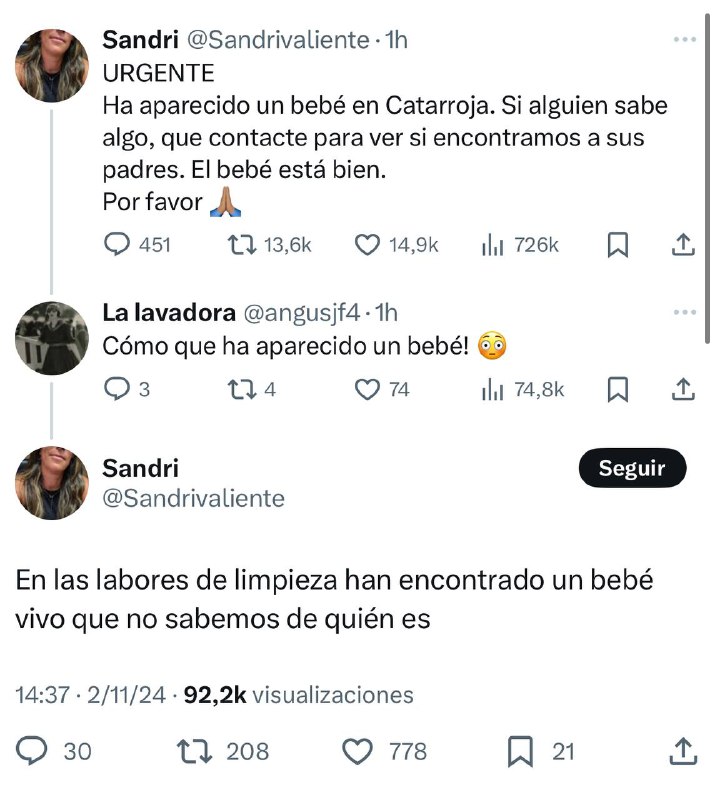 Encuentran a un bebé con vida …