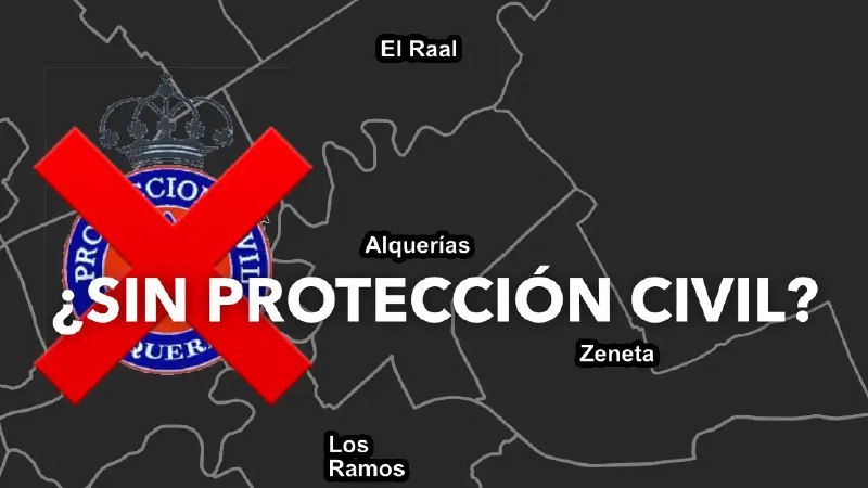 **Sin asistencia de Protección Civil en …