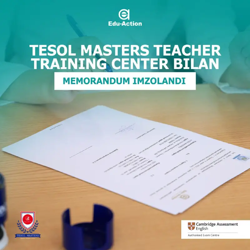 **Edu-Action Exams Centre va TESOL Masters …