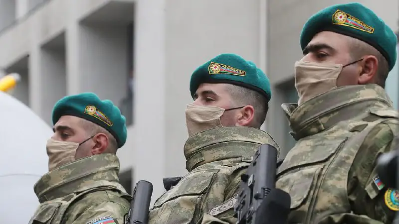 Azerbaycan sınır muhafızlarının bildirisine göre, Azerbaycan …
