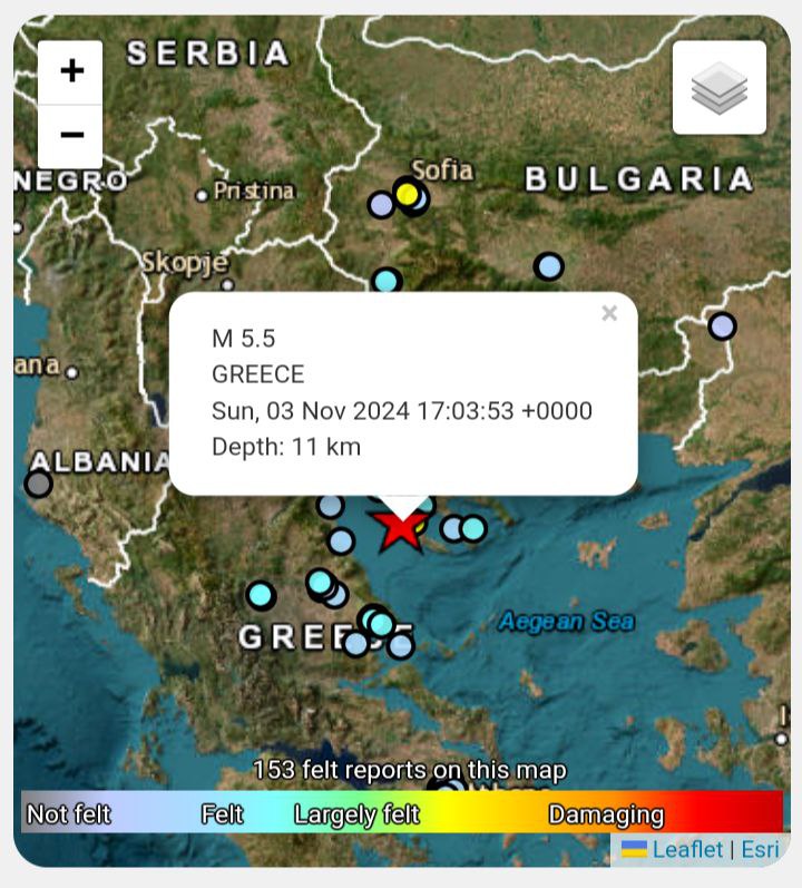 Sismo magnitud preliminar 5.5 sacude al …