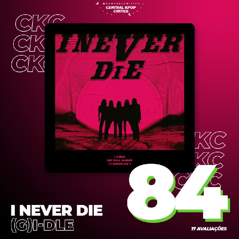 **(G)I-DLE - I NEVER DIE** (84/100), …