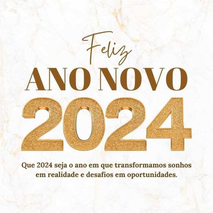 Feliz 2024 para todos vocês