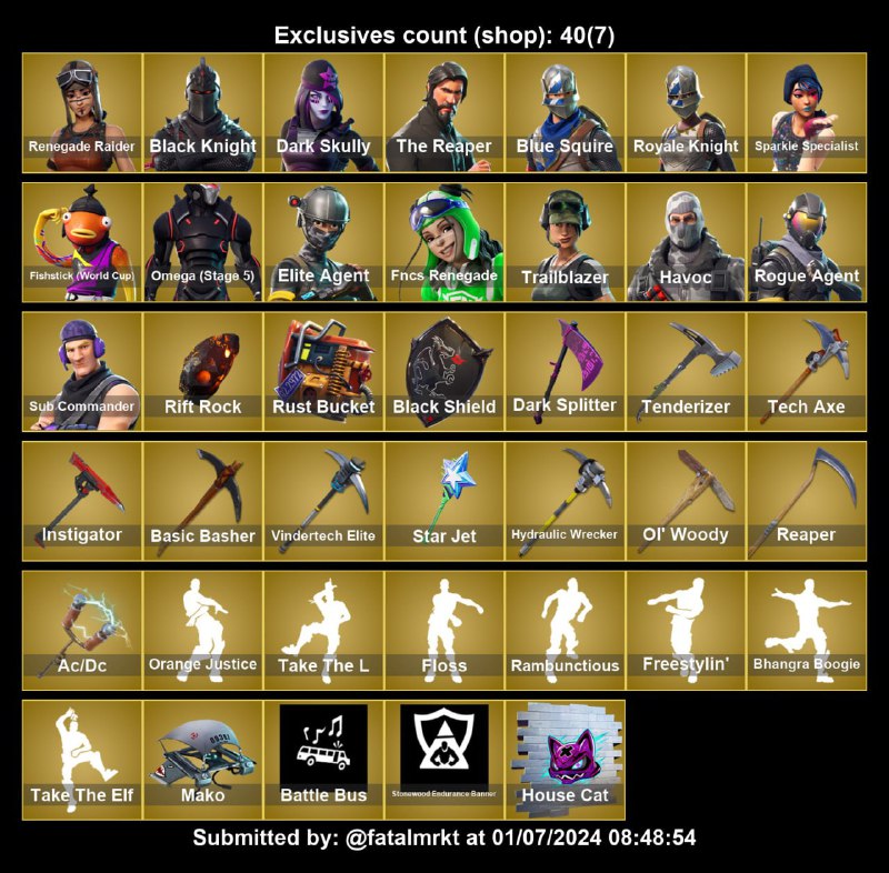 180+ Renegade Raider + Black Knight …