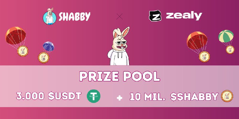 *****🪂*** SHABBY Airdrop Zealy Event ***🪂*****