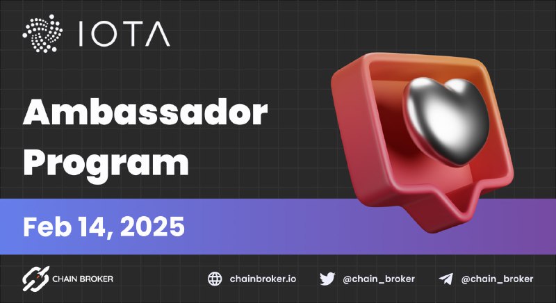 *****🔥*** IOTA Launches an Ambassador Program**