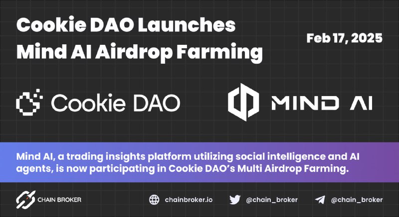 *****🔝*** Cookie DAO Launches Mind AI …