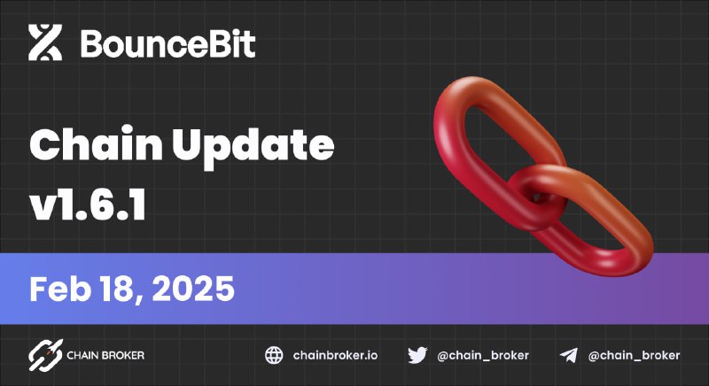 *****🔥*** BounceBit Chain Update v1.6.1 Released**