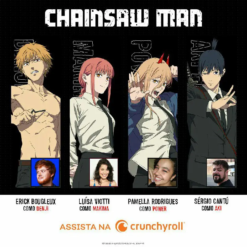 [#INFORMAÇÃO](?q=%23INFORMA%C3%87%C3%83O): Chainsaw Man ganhará SimuldubnaCrunchyrolla partir …