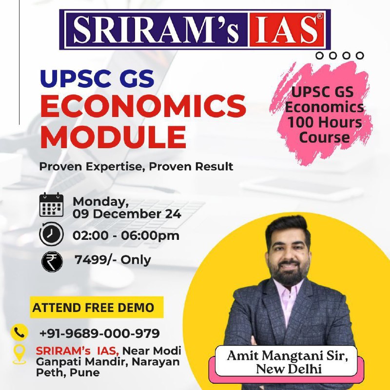 ***🚀*** Launching **UPSC GS Economics Module …