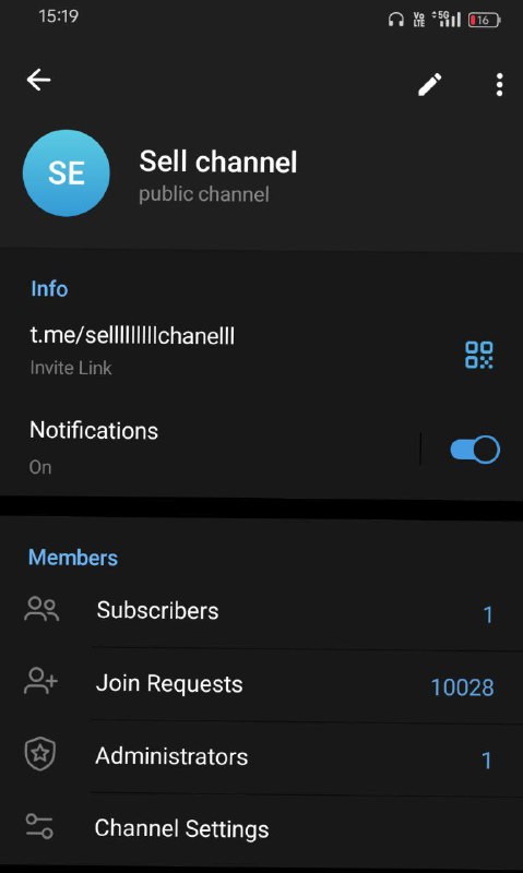 **Fake Members channel sell any one …