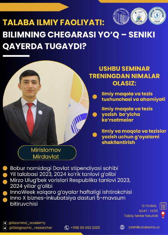 [#seminar](?q=%23seminar) [#ilmiy\_tadqiqot](?q=%23ilmiy_tadqiqot)