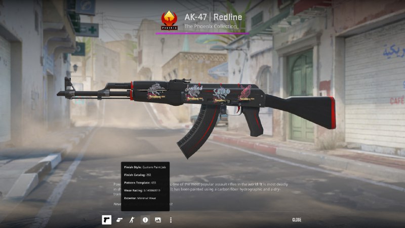 AK-47 | Redline (Minimal Wear)