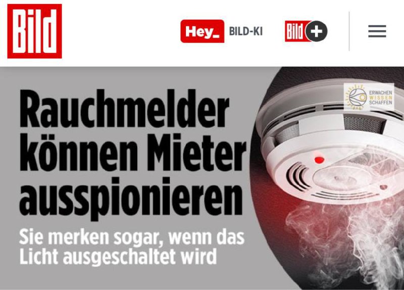 ***🚨*** **Rauchmelder werden zu Spionen**Vermieter sind …