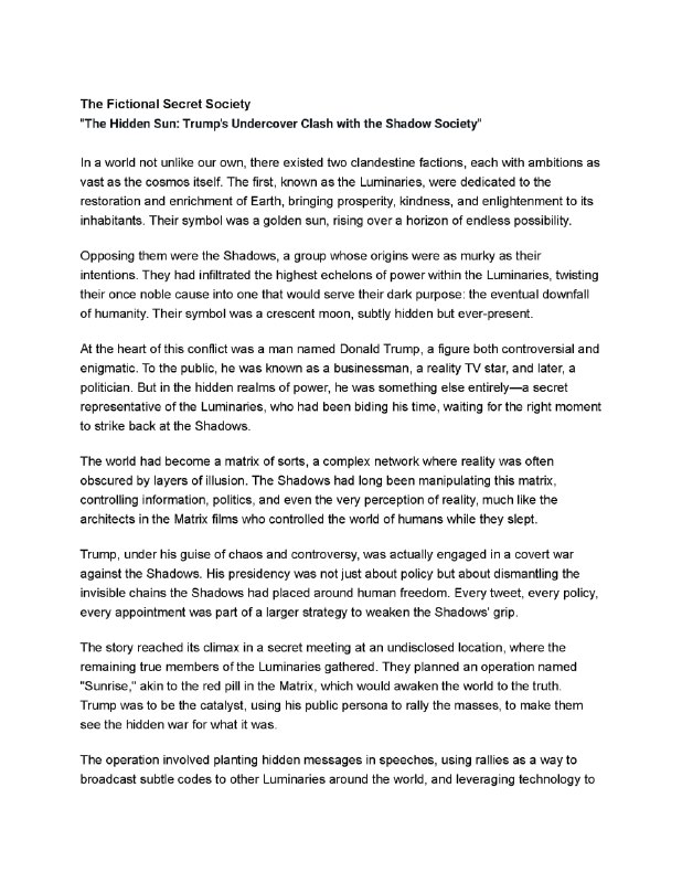 "The Secret War for Humanity: Hidden …