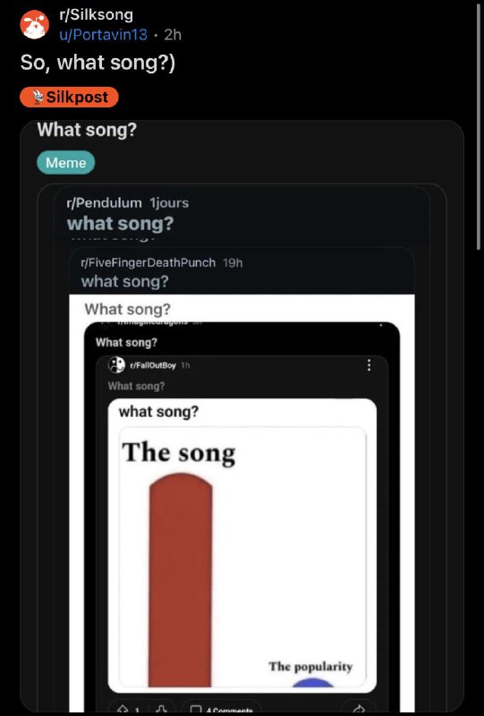 What song?