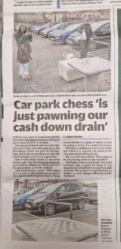 Car park chess