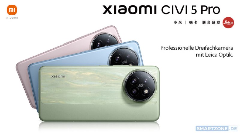 **Xiaomi Civi 5 Pro: Debüt des …