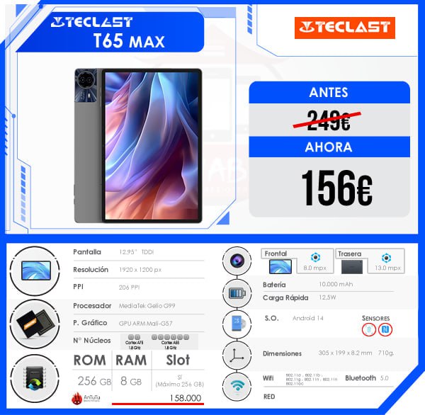 *****✴️***** **Teclast T65** **Max**