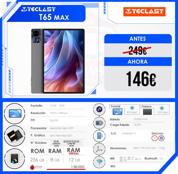 *****✴️***** **Teclast T65** **Max**