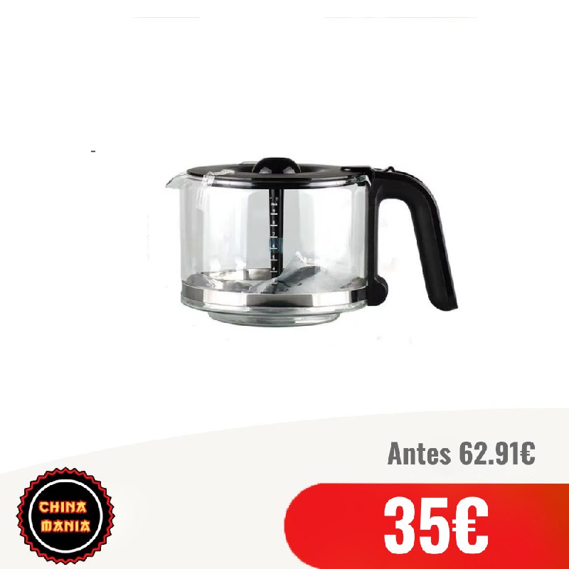 **Jarra de vidrio para cafetera, filtro …