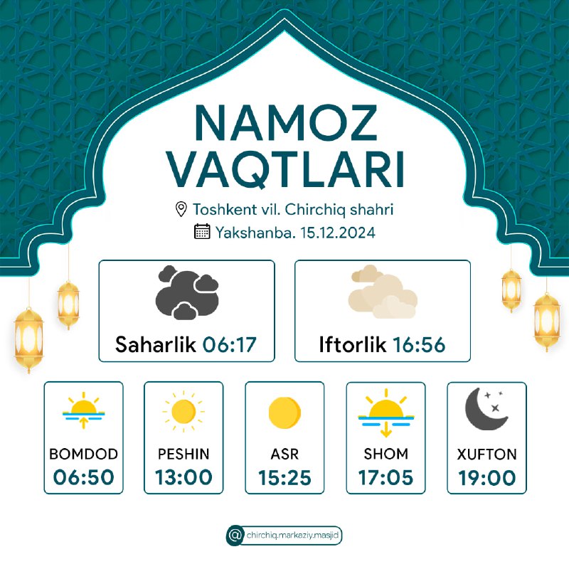 [#NAMOZ\_VAQTLARI](?q=%23NAMOZ_VAQTLARI)