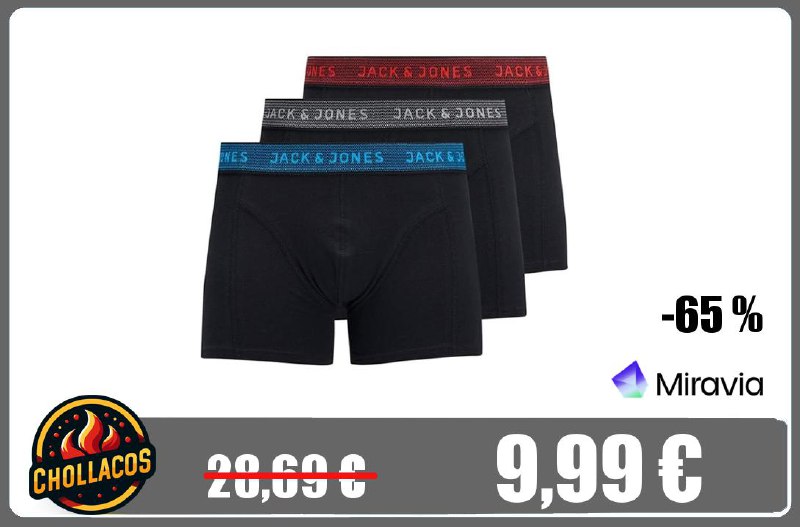 [⁣](https://images.zbcdn.ovh/images/1097752589/234611723327983287.jpg)***🔥*****MÁS BARATOS BOXER JACK&amp;JONES** [#Miravia](?q=%23Miravia)