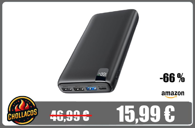 ***🔥*****POWERBANK ALTA CAPACIDAD** [#Amazon](?q=%23Amazon) [#Electrónica](?q=%23Electr%C3%B3nica)