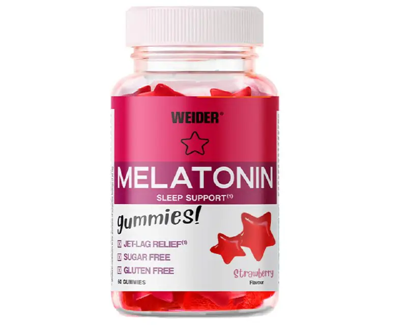 *****🖤***** **Weider 60 Gominolas de Melatonina Sabor Fresa. 1 mg de melatonina por gominola**[.](https://i.imgur.com/jxb8Ulk.png)[#Amazon](?q=%23Amazon)