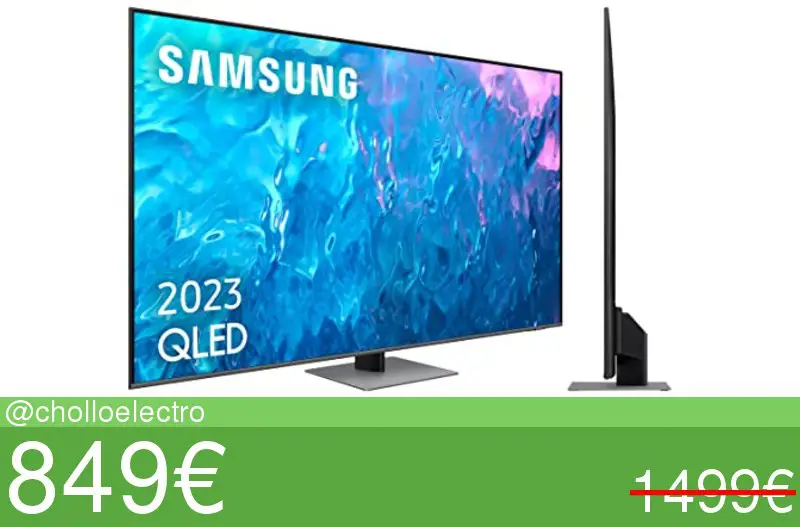 SAMSUNG TV QLED 4K 2023 65Q77C - Smart TV de 65" con Procesador QLED 4K, Motion Xcelerator Turbo+, Q-´Symphony y …