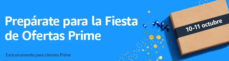 **Fiesta de Ofertas Prime exclusiva para clientes Prime desde el 10/10/2023 al 11/10/2023 en Amazon España** [***🔥***](https://images-eu.ssl-images-amazon.com/images/G/30/HVEx/PBDD23-Mobile-750x200-lead-up-ES-es.jpg) [#Amazon](?q=%23Amazon) ***🇪🇸***