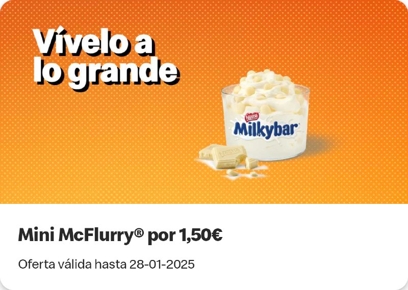 **Ofertas en helados McFlurry en McDonald's: …