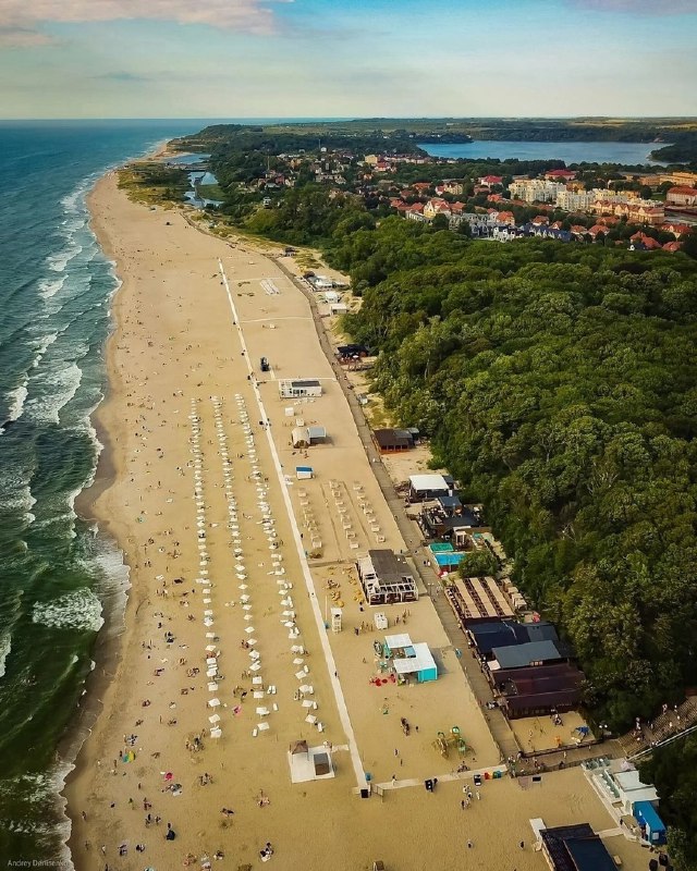 Самый лучший пляж России в Янтарном …