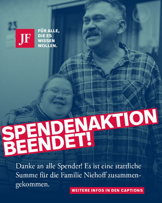 Die JF wird in den nächsten …